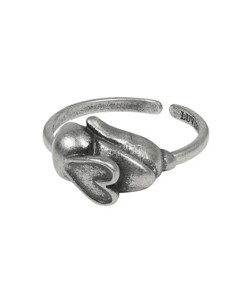 LUVISTRUE（ラヴイズトゥルー）の「SM HEART RABBIT RING(SILVER)（リング・レディース・その他・FREE）」の5枚目の写真