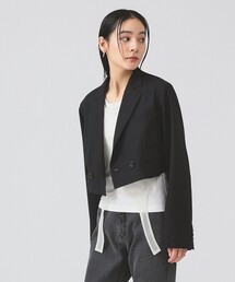 Ray BEAMS | 2ボタン W クロップド ジャケット(テーラードジャケット)