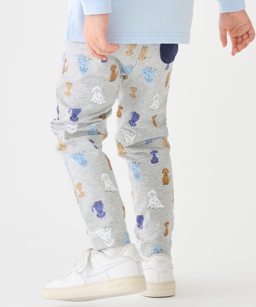 petit main（プティマイン）の「【プティプラ】BOYS10分丈レギンス（レギンス/スパッツ・キッズ・トップグレー/ブルー/ブルーグレー/ライトベージュ/ブラウン系その他/チャコール/ネイビー/ライトグレー/ライトグリーン/カラフル・90cm/80ｃｍ/130cm/120cm/100cm/110cm）」の11枚目の写真