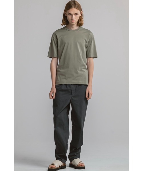 CINOH(チノ)の「BASIC T-SHIRT(Tシャツ/カットソー・メンズ・カーキ・44)」の2枚目の写真