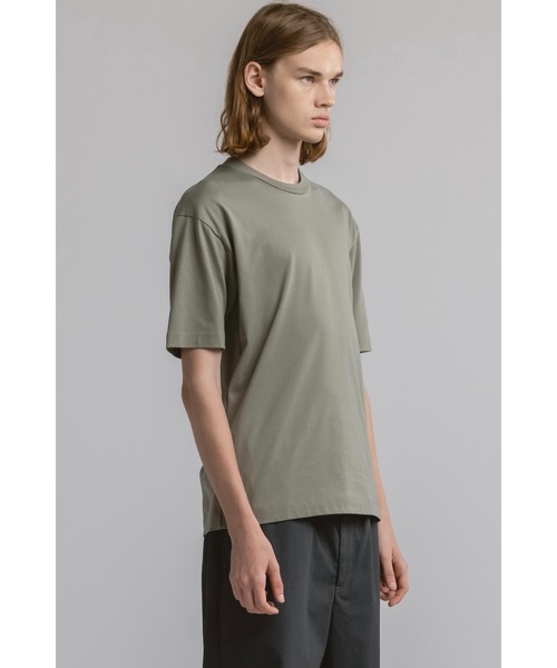 CINOH(チノ)の「BASIC T-SHIRT(Tシャツ/カットソー・メンズ・カーキ・44)」の4枚目の写真