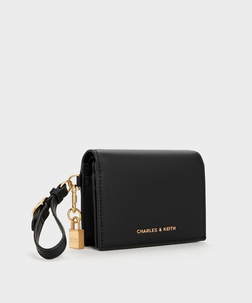CHARLES & KEITH(チャールズ & キース)の「Scottie スコッティー スモールウォレット(財布・レディース・チョコ/ブラック/クリーム・XXS)」の4枚目の写真