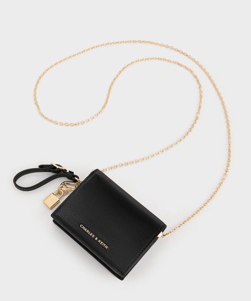 CHARLES & KEITH(チャールズ & キース)の「Scottie スコッティー スモールウォレット(財布・レディース・チョコ/ブラック/クリーム・XXS)」の6枚目の写真