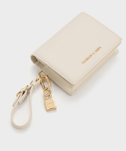 CHARLES & KEITH(チャールズ & キース)の「Scottie スコッティー スモールウォレット(財布・レディース・チョコ/ブラック/クリーム・XXS)」の10枚目の写真
