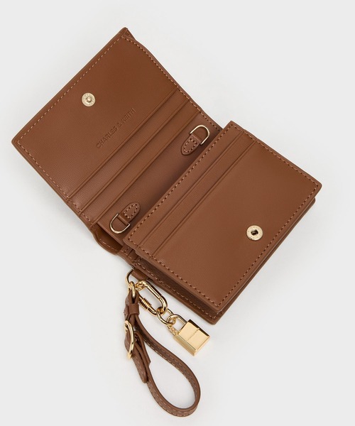 CHARLES & KEITH(チャールズ & キース)の「Scottie スコッティー スモールウォレット(財布・レディース・チョコ/ブラック/クリーム・XXS)」の17枚目の写真