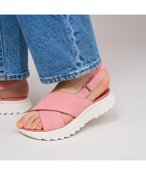 Clarks(クラークス)の「DashLite Wish / ダッシュライトウィッシュ (ピンクスエード)(サンダル・レディース・ピンク・UK3/UK6/UK5.5/UK5/UK4.5/UK4/UK3.5)」の6枚目の写真
