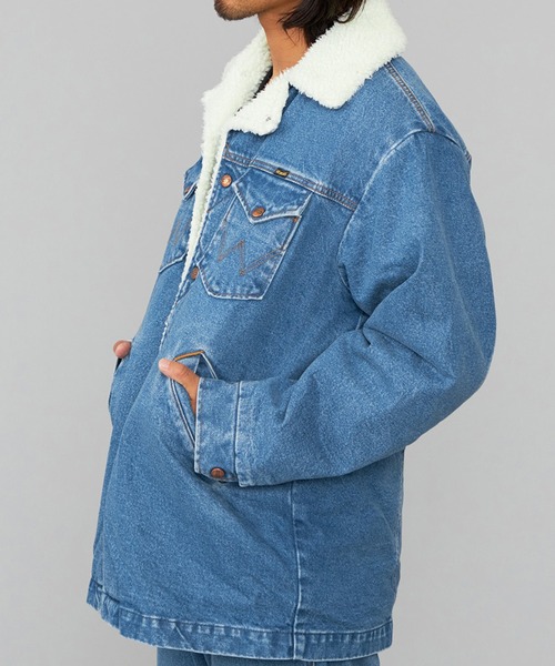 Wrangler（ラングラー）の「Wrangler-WRANGE COAT（デニムジャケット・メンズ・インディゴブルー・XL/L）」の3枚目の写真