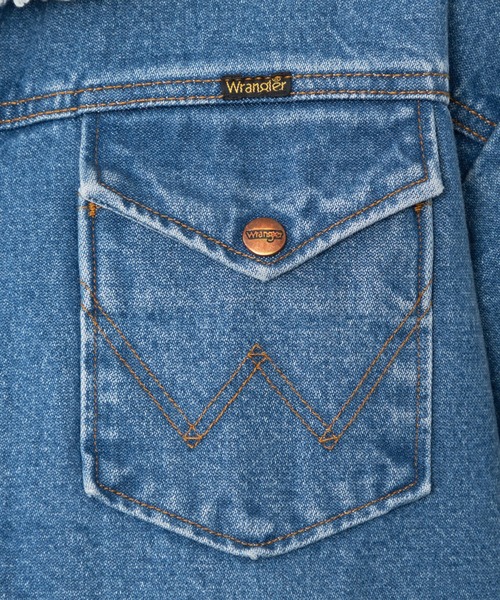 Wrangler（ラングラー）の「Wrangler-WRANGE COAT（デニムジャケット・メンズ・インディゴブルー・XL/L）」の6枚目の写真