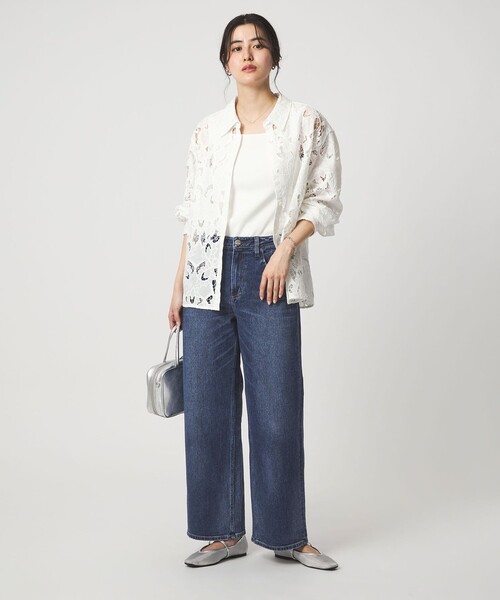 Healthy denim（ヘルシーデニム）の「【別注】＜Healthy DENIM＞ストレート ワイド デニムパンツ ミッドライズ（デニムパンツ・レディース・コバルトブルー/ターコイズブルー系・XS/M/S）」の11枚目の写真