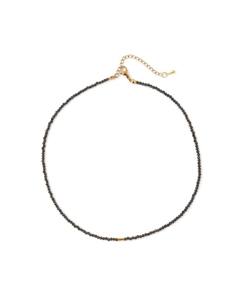 colleca la（コレカラ）の「トルマリン ビーズチョーカー（チョーカー・レディース・ブラック・FREE）」の6枚目の写真