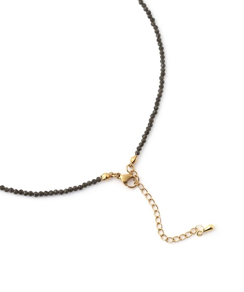 colleca la（コレカラ）の「トルマリン ビーズチョーカー（チョーカー・レディース・ブラック・FREE）」の8枚目の写真