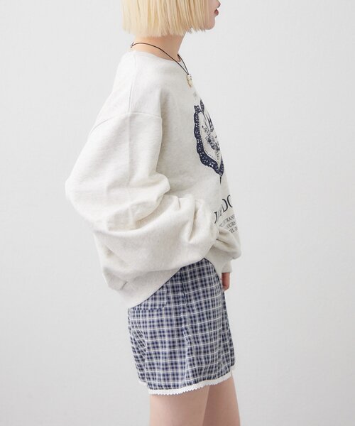 w closet（ダブルクローゼット）の「ハートロゴスウェット（Tシャツ/カットソー・レディース・アイボリー/ピンク・FREE）」の19枚目の写真