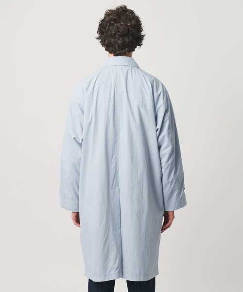 UNITED ARROWS（ユナイテッドアローズ）の「ナイロン/タフタ ウィンドウ マック コート 撥水（ステンカラーコート・メンズ・ベージュ/ライラック/ライトブルー・XL/L/S/M）」の13枚目の写真