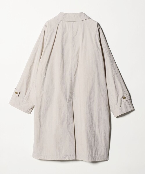 UNITED ARROWS（ユナイテッドアローズ）の「ナイロン/タフタ ウィンドウ マック コート 撥水（ステンカラーコート・メンズ・ベージュ/ライラック/ライトブルー・XL/L/S/M）」の15枚目の写真