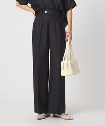 green label relaxing | ［size SHORT/TALLあり］リネンライク ストレート パンツ(スラックス)