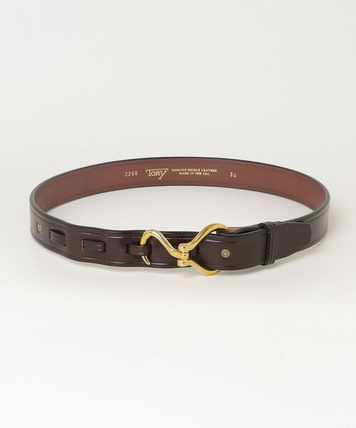 TORY LEATHER(トリーレザー)の「【TORY LEATHER】HOOF PICK BELT(ベルト・メンズ・ブラック系その他2/ブラック/ブラウン系その他2/ブラウン・32/30/28/36/34)」の3枚目の写真