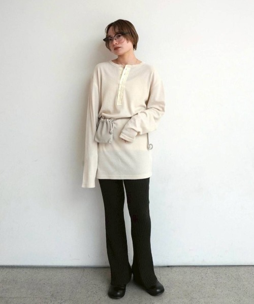 Thermal 2way Tops（Tシャツ/カットソー）｜anuke（アンヌーク）の