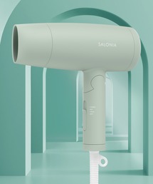 SALONIA（サロニア）の「SALONIA サロニア スピーディー イオン ドライヤー 2026年 春夏限定カラー フロー 大風量 マイナスイオン 折りたたみ式 速乾（美容器具）」