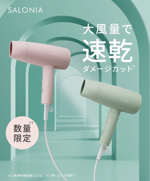 セール】SALONIA サロニア スピーディー イオン ドライヤー 2026年 春