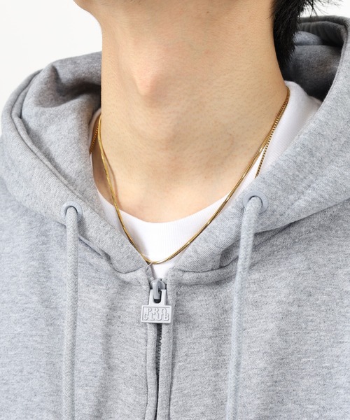 PRO CLUB （プロクラブ）の「PRO CLUB BASIC FLEECE ZIP UP フリースジップアップパーカー（パーカー・メンズ・ネイビー/ダークグレー/グレー・2XL/XL/L/M/S/3XL）」の6枚目の写真