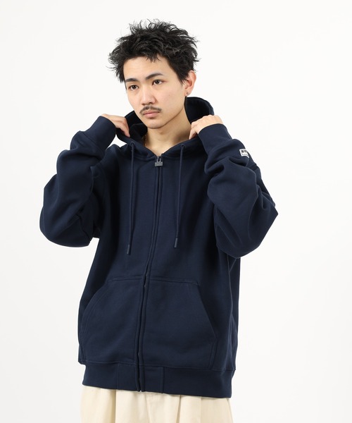 PRO CLUB （プロクラブ）の「PRO CLUB BASIC FLEECE ZIP UP フリースジップアップパーカー（パーカー・メンズ・ネイビー/ダークグレー/グレー・2XL/XL/L/M/S/3XL）」の16枚目の写真