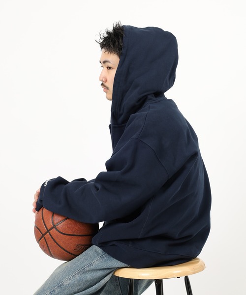 PRO CLUB （プロクラブ）の「PRO CLUB BASIC FLEECE ZIP UP フリースジップアップパーカー（パーカー・メンズ・ネイビー/ダークグレー/グレー・2XL/XL/L/M/S/3XL）」の19枚目の写真