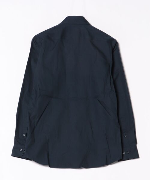 TAKA-Q(タカキュー)の「シャツ メンズ 長袖 ストレッチ 綿 ツイル ボタンダウン (シャツ/ブラウス・メンズ・ネイビー/ライトグレー・MEDIUM/LARGE/X-LARGE)」の3枚目の写真