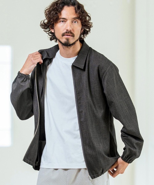 Magine(マージン)の「mj11381- TR Stretch Double Zip Relax Fit Blouson ジップアップブルゾン(MGN-261-032)(ブルゾン・メンズ・ネイビー/チャコール/ブラック・48/46/44)」の3枚目の写真