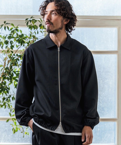 Magine(マージン)の「mj11381- TR Stretch Double Zip Relax Fit Blouson ジップアップブルゾン(MGN-261-032)(ブルゾン・メンズ・ネイビー/チャコール/ブラック・48/46/44)」の2枚目の写真