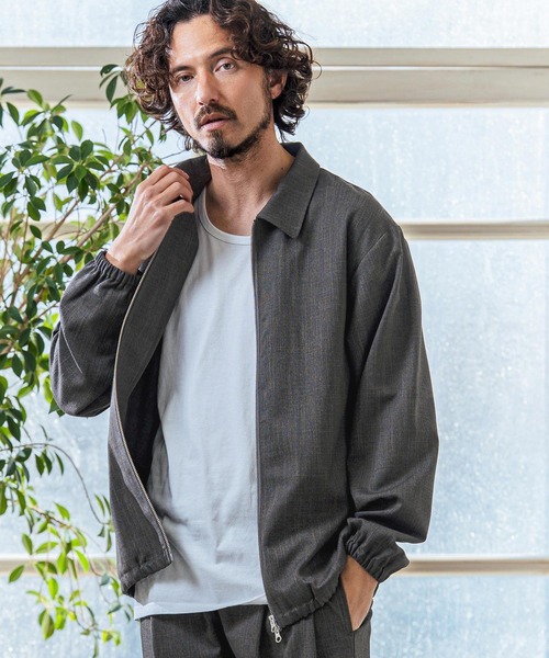 Magine(マージン)の「mj11381- TR Stretch Double Zip Relax Fit Blouson ジップアップブルゾン(MGN-261-032)(ブルゾン・メンズ・ネイビー/チャコール/ブラック・48/46/44)」の4枚目の写真