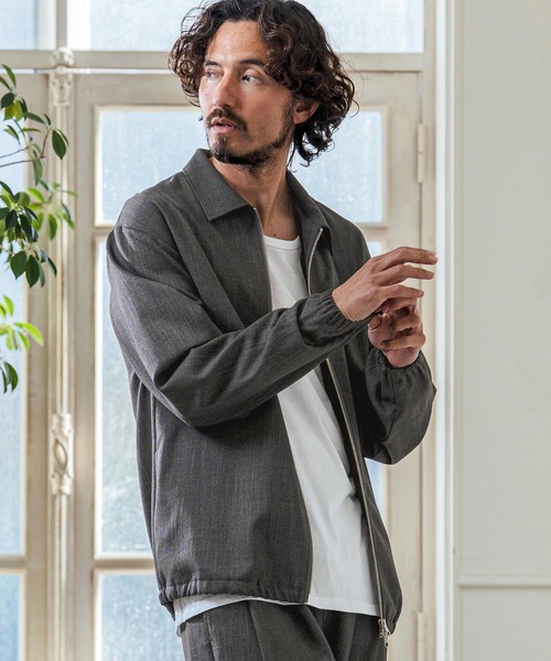 Magine(マージン)の「mj11381- TR Stretch Double Zip Relax Fit Blouson ジップアップブルゾン(MGN-261-032)(ブルゾン・メンズ・ネイビー/チャコール/ブラック・48/46/44)」の5枚目の写真