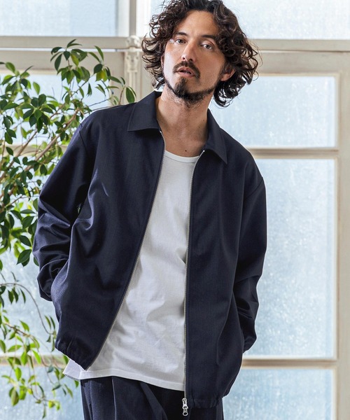 Magine(マージン)の「mj11381- TR Stretch Double Zip Relax Fit Blouson ジップアップブルゾン(MGN-261-032)(ブルゾン・メンズ・ネイビー/チャコール/ブラック・48/46/44)」の10枚目の写真