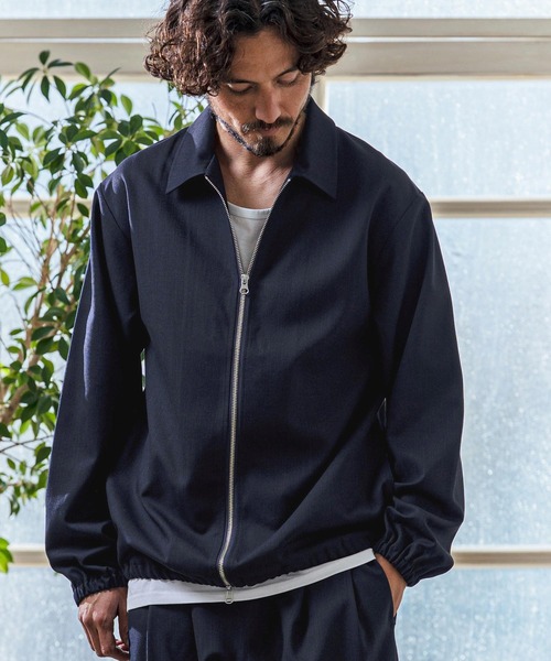 Magine(マージン)の「mj11381- TR Stretch Double Zip Relax Fit Blouson ジップアップブルゾン(MGN-261-032)(ブルゾン・メンズ・ネイビー/チャコール/ブラック・48/46/44)」の11枚目の写真