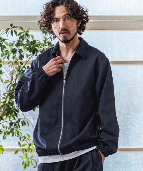 Magine(マージン)の「mj11381- TR Stretch Double Zip Relax Fit Blouson ジップアップブルゾン(MGN-261-032)(ブルゾン・メンズ・ネイビー/チャコール/ブラック・48/46/44)」の12枚目の写真