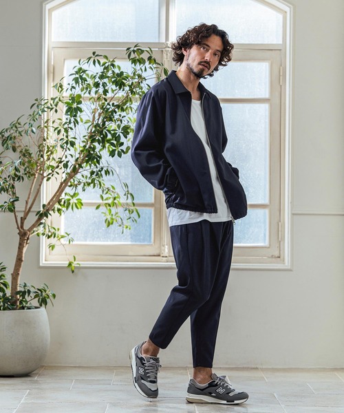 Magine(マージン)の「mj11381- TR Stretch Double Zip Relax Fit Blouson ジップアップブルゾン(MGN-261-032)(ブルゾン・メンズ・ネイビー/チャコール/ブラック・48/46/44)」の13枚目の写真