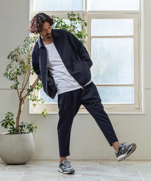 Magine(マージン)の「mj11381- TR Stretch Double Zip Relax Fit Blouson ジップアップブルゾン(MGN-261-032)(ブルゾン・メンズ・ネイビー/チャコール/ブラック・48/46/44)」の14枚目の写真