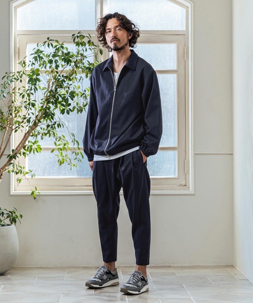Magine(マージン)の「mj11381- TR Stretch Double Zip Relax Fit Blouson ジップアップブルゾン(MGN-261-032)(ブルゾン・メンズ・ネイビー/チャコール/ブラック・48/46/44)」の15枚目の写真