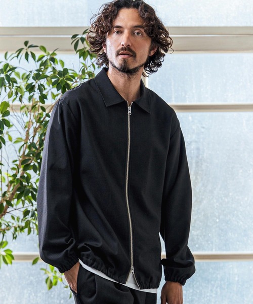 Magine(マージン)の「mj11381- TR Stretch Double Zip Relax Fit Blouson ジップアップブルゾン(MGN-261-032)(ブルゾン・メンズ・ネイビー/チャコール/ブラック・48/46/44)」の16枚目の写真