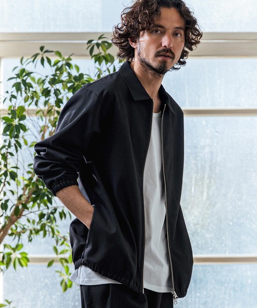 Magine(マージン)の「mj11381- TR Stretch Double Zip Relax Fit Blouson ジップアップブルゾン(MGN-261-032)(ブルゾン・メンズ・ネイビー/チャコール/ブラック・48/46/44)」の18枚目の写真