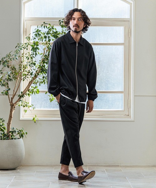 Magine(マージン)の「mj11381- TR Stretch Double Zip Relax Fit Blouson ジップアップブルゾン(MGN-261-032)(ブルゾン・メンズ・ネイビー/チャコール/ブラック・48/46/44)」の19枚目の写真