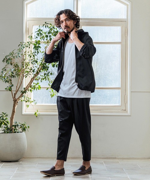 Magine(マージン)の「mj11381- TR Stretch Double Zip Relax Fit Blouson ジップアップブルゾン(MGN-261-032)(ブルゾン・メンズ・ネイビー/チャコール/ブラック・48/46/44)」の20枚目の写真