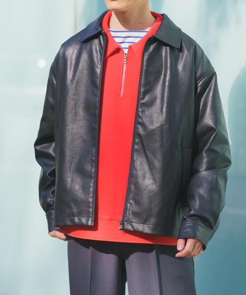 ITEMS URBANRESEARCH（アイテムズ アーバンリサーチ）の「F.L. ZIP UP フライトジャケット（ブルゾン・メンズ・ブラック系その他/ブラック・MEDIUM/LARGE）」の6枚目の写真