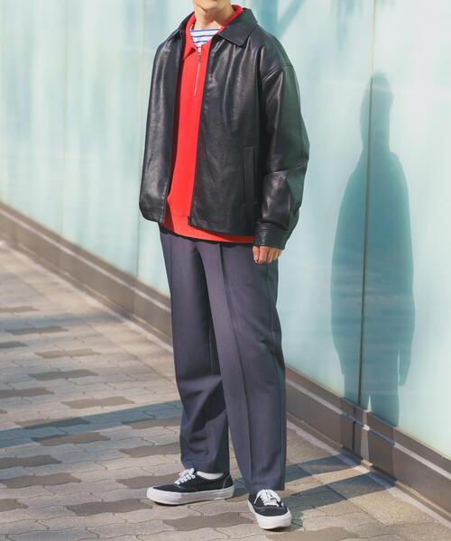 ITEMS URBANRESEARCH（アイテムズ アーバンリサーチ）の「F.L. ZIP UP フライトジャケット（ブルゾン・メンズ・ブラック系その他/ブラック・MEDIUM/LARGE）」の10枚目の写真