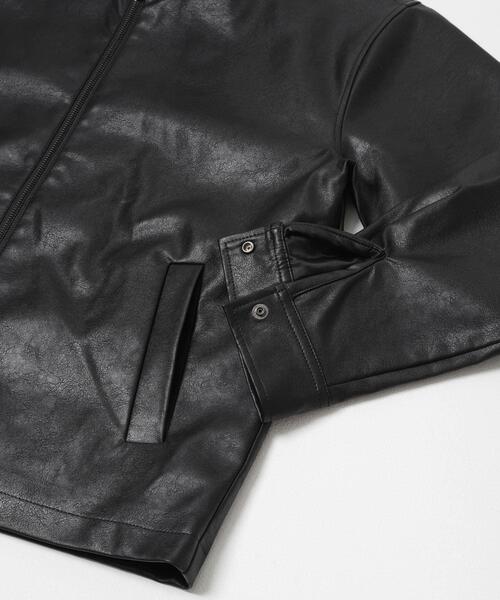 ITEMS URBANRESEARCH（アイテムズ アーバンリサーチ）の「F.L. ZIP UP フライトジャケット（ブルゾン・メンズ・ブラック系その他/ブラック・MEDIUM/LARGE）」の12枚目の写真