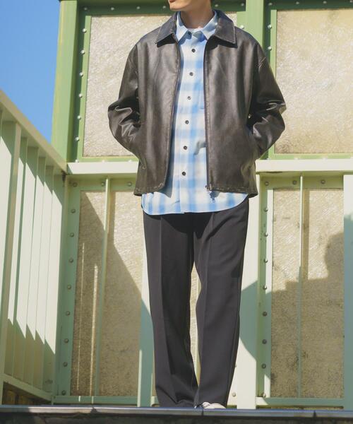 ITEMS URBANRESEARCH（アイテムズ アーバンリサーチ）の「F.L. ZIP UP フライトジャケット（ブルゾン・メンズ・ブラック系その他/ブラック・MEDIUM/LARGE）」の19枚目の写真