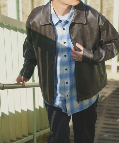 ITEMS URBANRESEARCH（アイテムズ アーバンリサーチ）の「F.L. ZIP UP フライトジャケット（ブルゾン・メンズ・ブラック系その他/ブラック・MEDIUM/LARGE）」の20枚目の写真