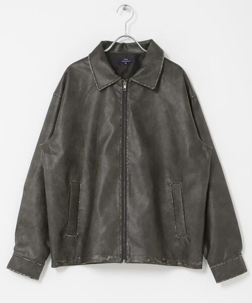 ITEMS URBANRESEARCH（アイテムズ アーバンリサーチ）の「F.L. ZIP UP フライトジャケット（ブルゾン・メンズ・ブラック系その他/ブラック・MEDIUM/LARGE）」の3枚目の写真