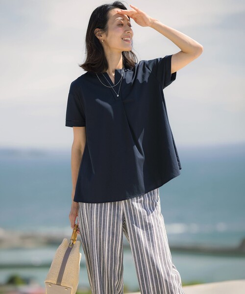 J.PRESS（ジェイプレス）の「【WEB限定カラーあり・2way】カゴバッグ（ショルダーバッグ・レディース・アイボリー系/ベージュ系/黄土色系・F）」の11枚目の写真
