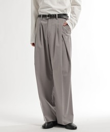 HARE | CLEAR TEXTUREワイドストレートパンツ(HARE)(スラックス)