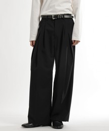 HARE | CLEAR TEXTUREワイドストレートパンツ(HARE)(スラックス)